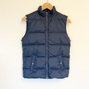 Brooks Brothers Fleece Duck Down Duck Feathers Puffer Vest - size medium